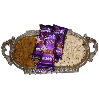 "Drytfruit Thali - code DT07 - Click here to View more details about this Product